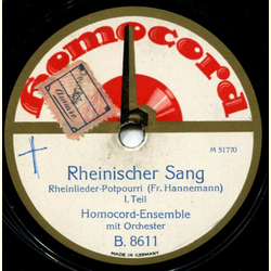Homocord-Ensemble - Rheinischer Sang, Potpourri