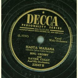 Bing Crosby - Siboney / Hasta Manana