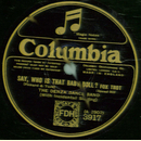 The Danza Dance Band - Say, Who Is That Baby Doll / Then...
