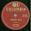 Ken Griffin and The Organ - Flirtation Waltz / Lonesome