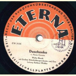 Walter Hauck mit Groem Tanzorchester - Duschenka / An der scharfen Ecke von St. Pauli