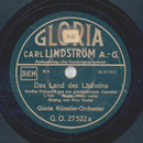 Gloria Knstler Orchester - Das Land des Lchelns 1. Teil...