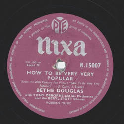Bethe Douglas - How to be very very popular / Wake the town and tell the people