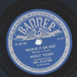 Molly Picon, Abe Ellstein - Busy Busy / Believe it or not
