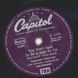 Tennessee Ernie Ford - Sixteen Tons / You Dont Have To Be A Baby To Cry