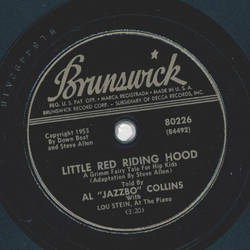 Al Jazzbo Colliins - Little Red riding Hood / Three little Pigs