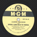 Lauritz Melchior - Spring came back to Vienna / Helan Gar