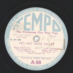 The Firehouse five plus two - Red hot River Valley / Riverside Blues 