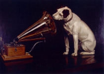 Barrauds Gemälde  "His Master's Voice"