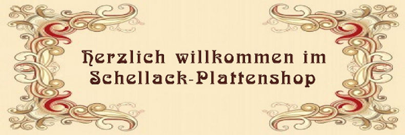 Willkommensbild Schellack Plattenshop