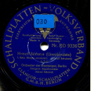 Orchester der Staatsoper, Berlin, Dirigent Kapellmeister...