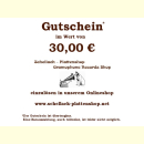 Geschenk-Gutschein über 30 EUR