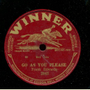 Whitlock / Frank Edwards - Pretty Pond Lilies / Go as You...