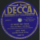 Andy Kirk and his clouds of joy - Whats mine is yours / It must be true