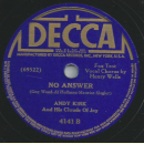 Andy Kirk - Im missunderstood / No answer