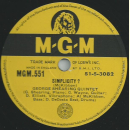 George Shearing Quintett - Five oclock whistle / Simplicity?