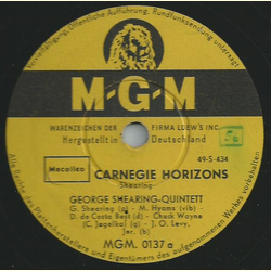 George Shearing Quintett - Carnegie Horizons / Indian Summer