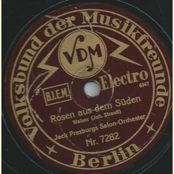 Jack Presburgs Salon Orchester - Geschichten aus dem Wiener Wald / Rosen aus dem Sden