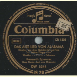 Kenneth Spencer: Sommerzeit / Das alte Lied von Alabama