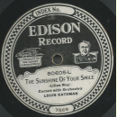 Armand Vecsey / Louis Katzman - Voci di Primavera-Valse / The Sunshine of Your Schmile -  Edison Diamond Disc