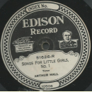 Arthur Hall - Songs for little Girls no. 1 / Songs for...