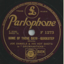 Joe Daniels & his hot shots - Goodbye Blues / Some of these Days