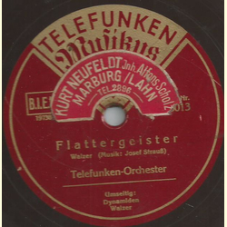 Telefunken Orchester - Flattergeister / Dynamiden