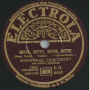 Barnabas von Géczy mit seinem Orchester - Wellenreiter / Bitte, bitte, bitte, bitte