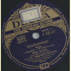 Golkowsky-Quartett - Heideröslein / Friesen-Mädel