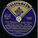 Peter Anders - O Mädchen, mein Mädchen / Von Apfelblüten einen Kran