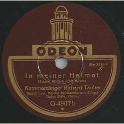 Richard Tauber - Lenz / In meiner Heimat