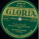 Gloria-Blas-Orchester mit Gesang - Fabelhaft, Stimmungs-Potpourri
