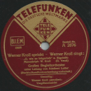 Großes Begleitorchester: Adalbert Lutter - Werner Kroll parodiert / Werner Kroll spricht - Werner Kroll singt!