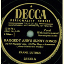Raggedy Anns Sunny Songs by Frank Luther ( 3 Platten)
