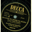 Maximilian Berger and his Orchestra - Sambas ( 4 Platten- 1 fehlt)