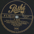 Fredo Gardoni, Manuel Puig et leur Ensemble - Malgré tes Mensonges / A deux