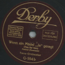 Tanz-Orchester - Du machst mir schlaflose Nächste / Wenn ein Mädel "Ja" gesagt