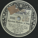 Börge Friis - Melodische Rhythmen, 6. Folge