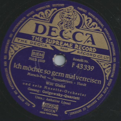 Golgowsky-Quartett - Anhalter-Liesel / Ich möchte so gern mal verreisen