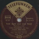 Blasorch.Hans Freese & Chor - Vom Jäger und vom Wald, Potpourri