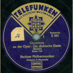 Berliner Philharmoniker - Ouverture zu der Oper: Die diebische Elster