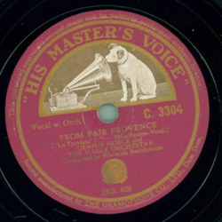 Dennis Noble - From fair provence / Say goosd-bye now to...