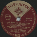 Horst Winter mit dem Hansen-Quartett; Béla Sanders und sein Orchester - Rote Rosen, rote Lippen, roter Wein / Lebe wohl, du schwarze Rose