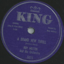 Roy Milton and his Orchestra - A brand new thrill / Jeeps...