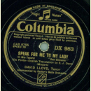 David Lloyd - O loveliness beyond compare / Speak for me to my Lady
