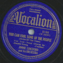 Jimmie Lunceford and his Orchestra - White Heat / You can fool some of the People