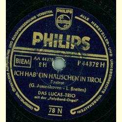 Das Lucas-Trio - Der lange Jan aus Amsterdam / Ich hab ein Huschen in Tirol