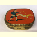 Grammophon-Nadeldose "Boy with dog" - leer