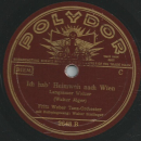 Fritz Weber Tanz-Orchester - Melodia, hörst du mein heimliches Rufen / Ich hab Heimweh nach Wien