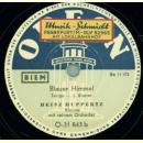 Heinz Huppertz mit seinem Orchester - Poesie-Tango / Blauer Himmel
